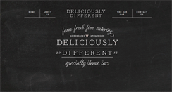 Desktop Screenshot of deliciouslydifferentspecialtyitems.com